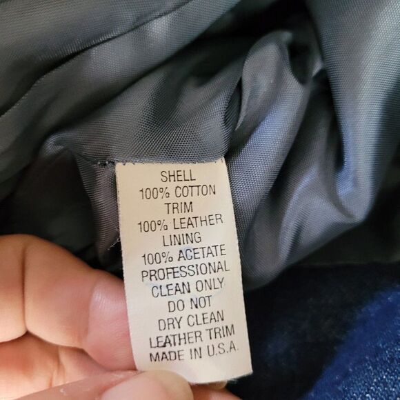 Vtg 80s Rare Denin Western Rodeo Jacket Sz S Cowgirl Chic Conchos Fringe Funky - Picture 13 of 14